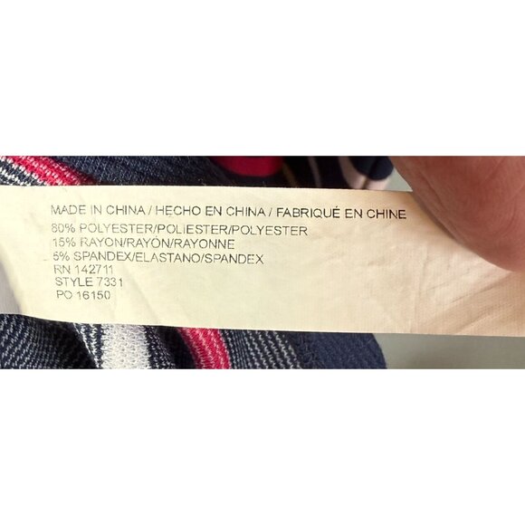 Draper James Eloquii Collaboration Striped Ottoman Dress Plus Sz 22 Career Offic - Picture 12 of 13